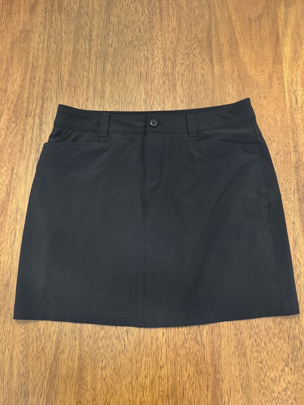 Eddie Bauer Women’s Size 8 Black Athletic Skort Built-In Shorts
